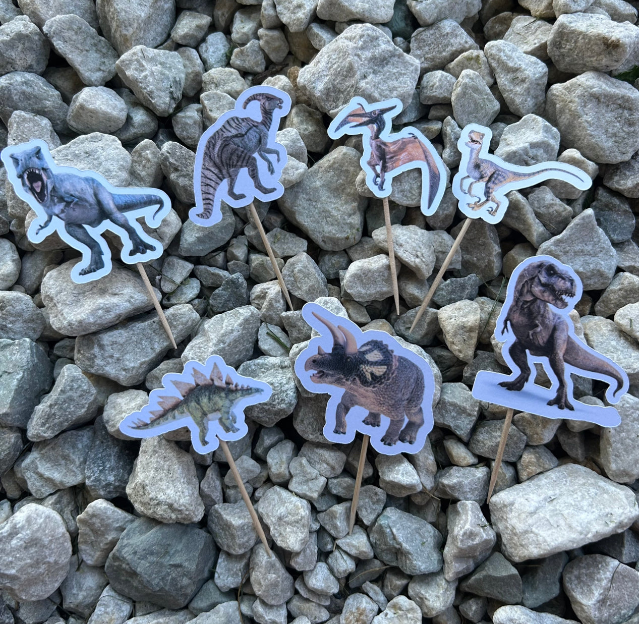 Dinosaur Cupcake Toppers