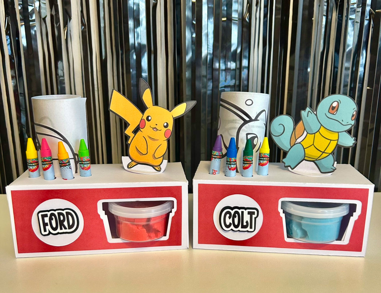 Activity Favor Box Play Party Favor Crayon Box Personalized & Customizable Activity Box