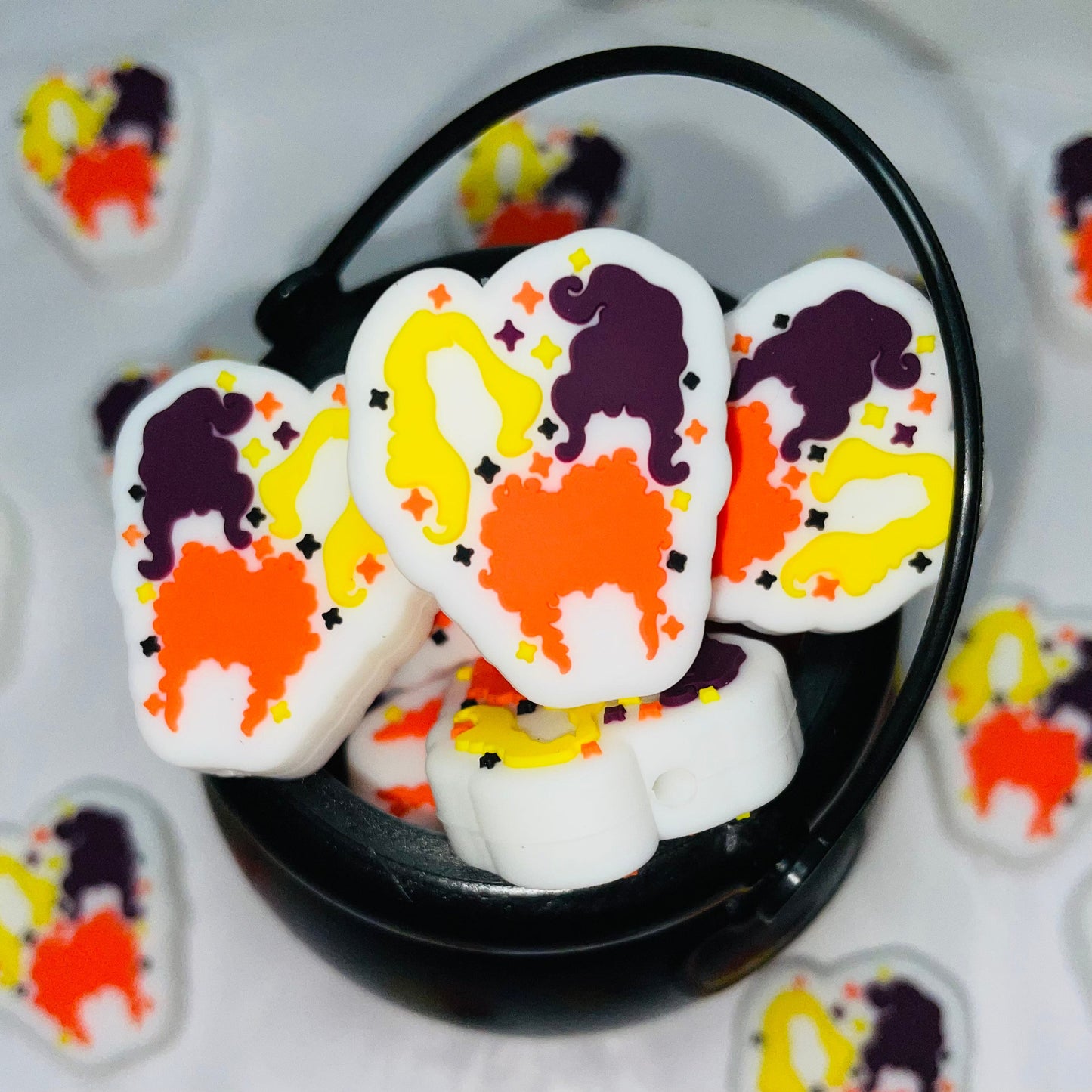 HALLOWEEN Focal Silicone Bead, Silicone Focals, Silicone Beads, Silicone Beads, Silicone Focal Beads, Focal Silicone Beads, Beads for Crafting