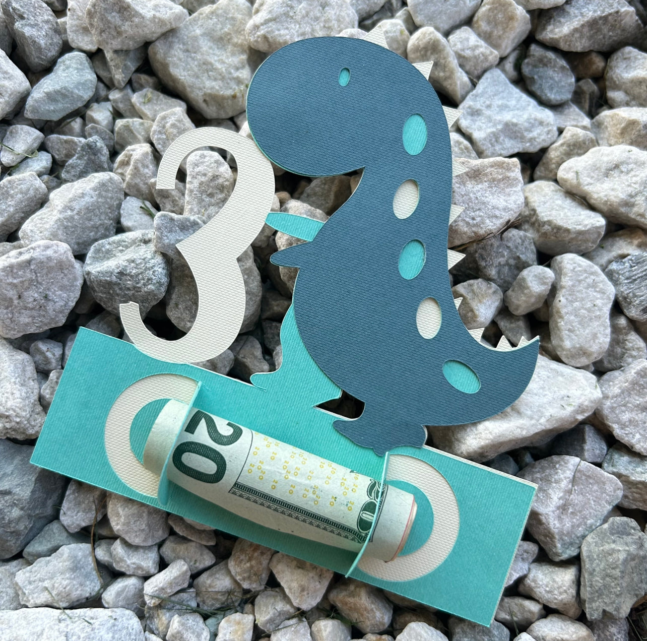Dinosaur Money Holder for a 3rd Birthday