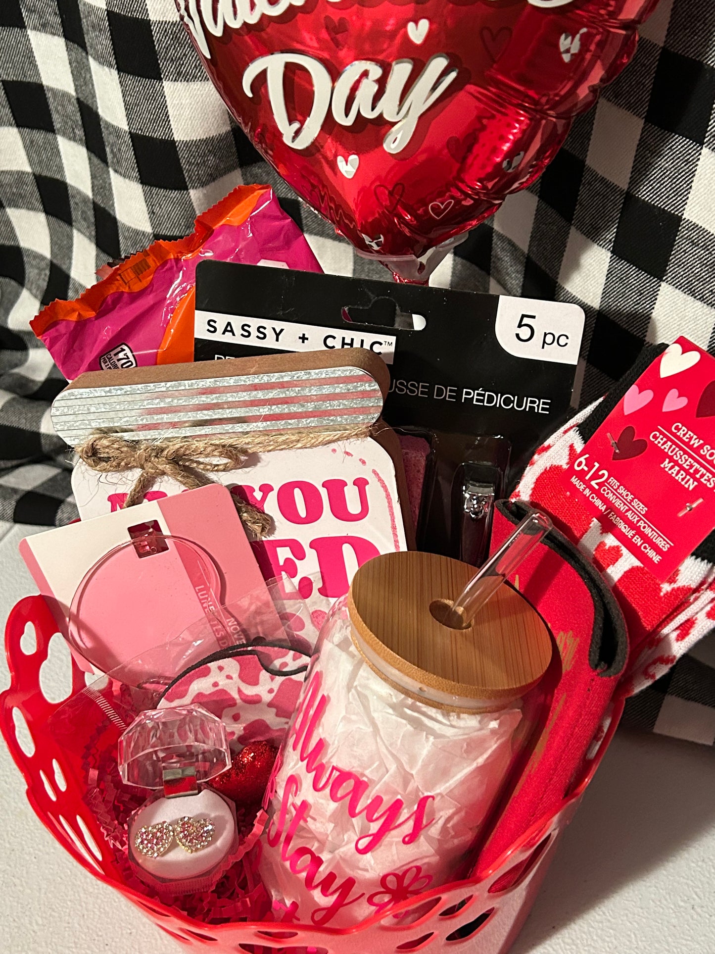 One of a Kind Valentine’s Day Basket for Her