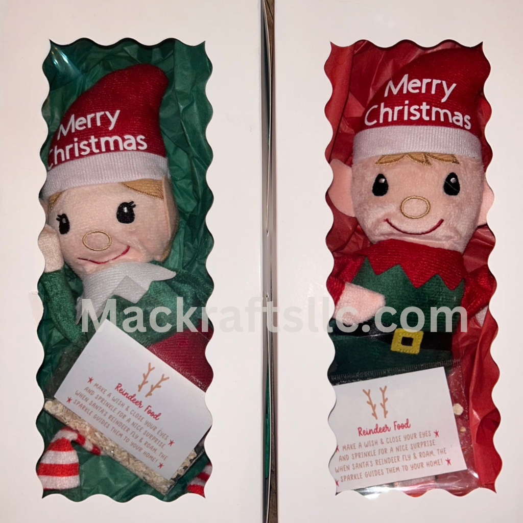 The Elfie Stuffy - With FREE personalization Christmas Elf Stuffy*NEW