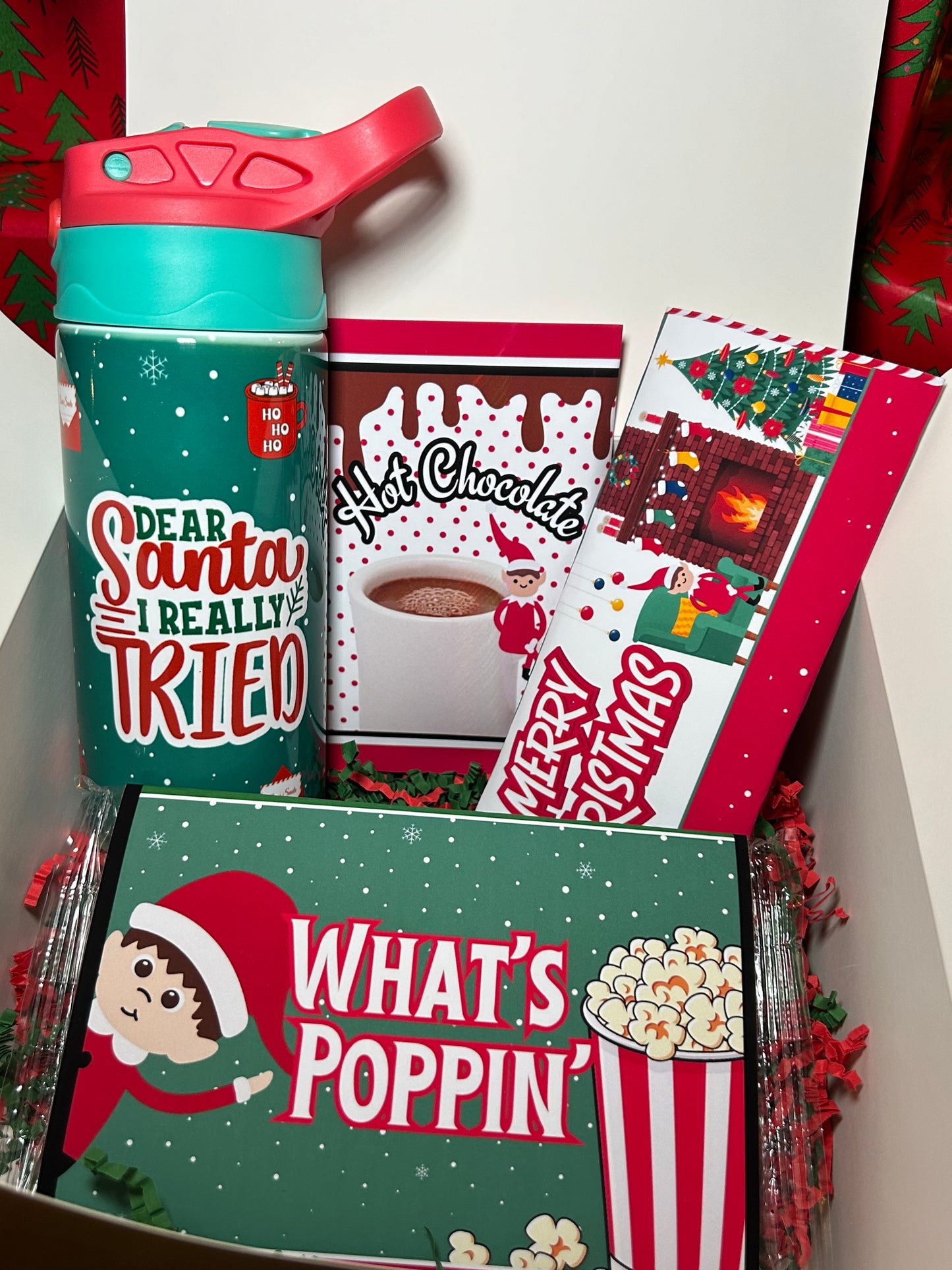 Christmas Gift Boxes ; Grinchmas, Elf, or Santa