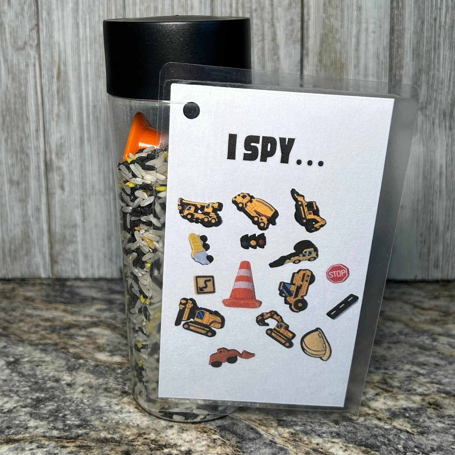 Shake & Seek Bottle | A Game of I Spy in a Bottle (As pictured) Big Size