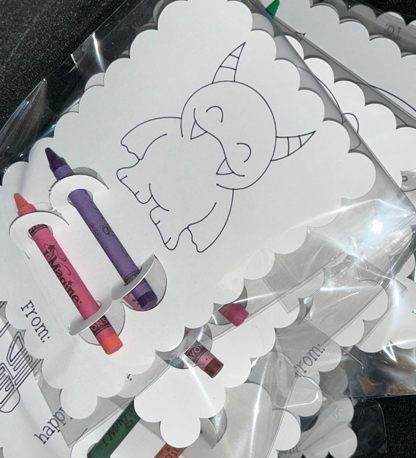 Coloring Cards for Party Favors