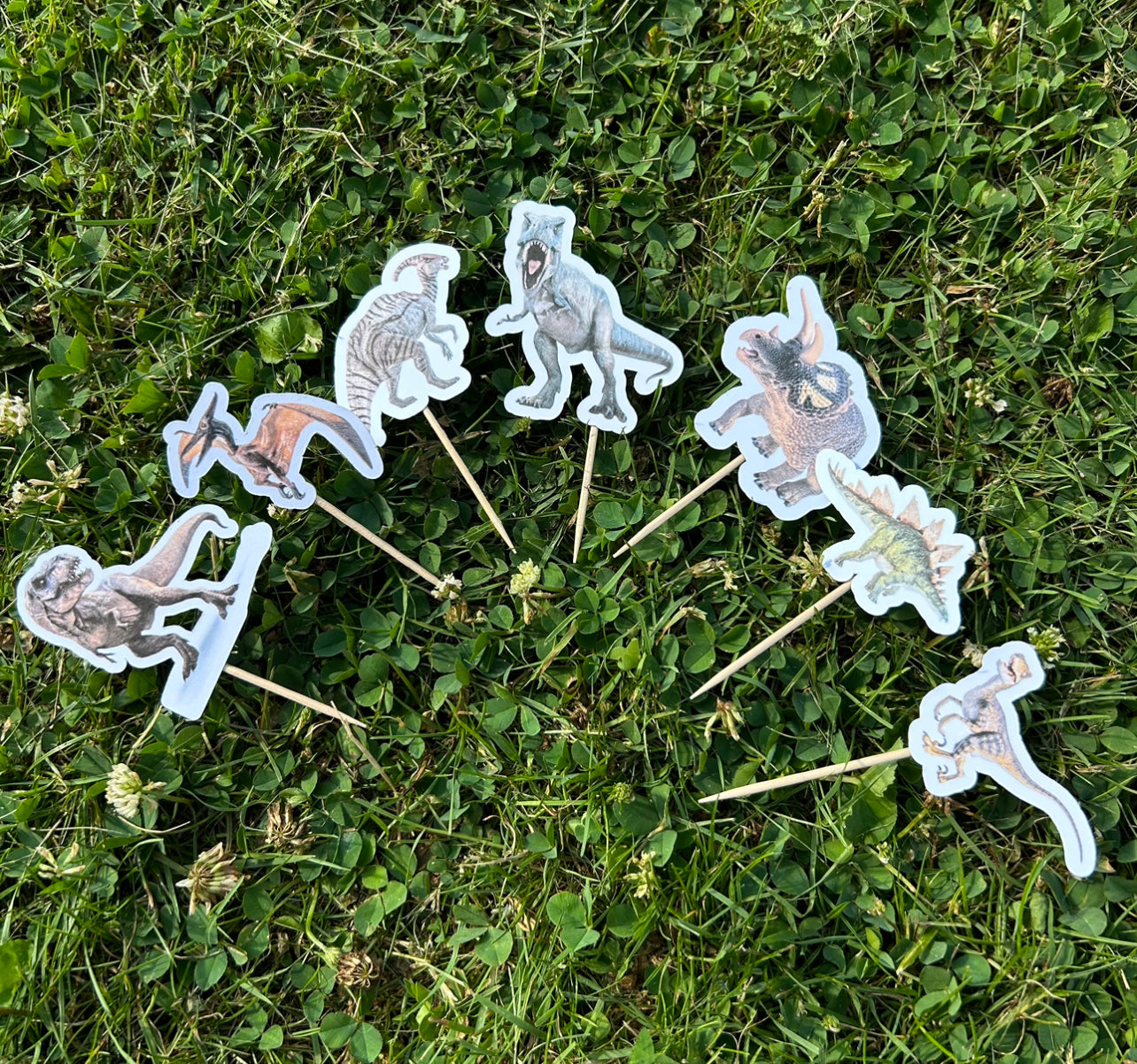Dinosaur Cupcake Toppers