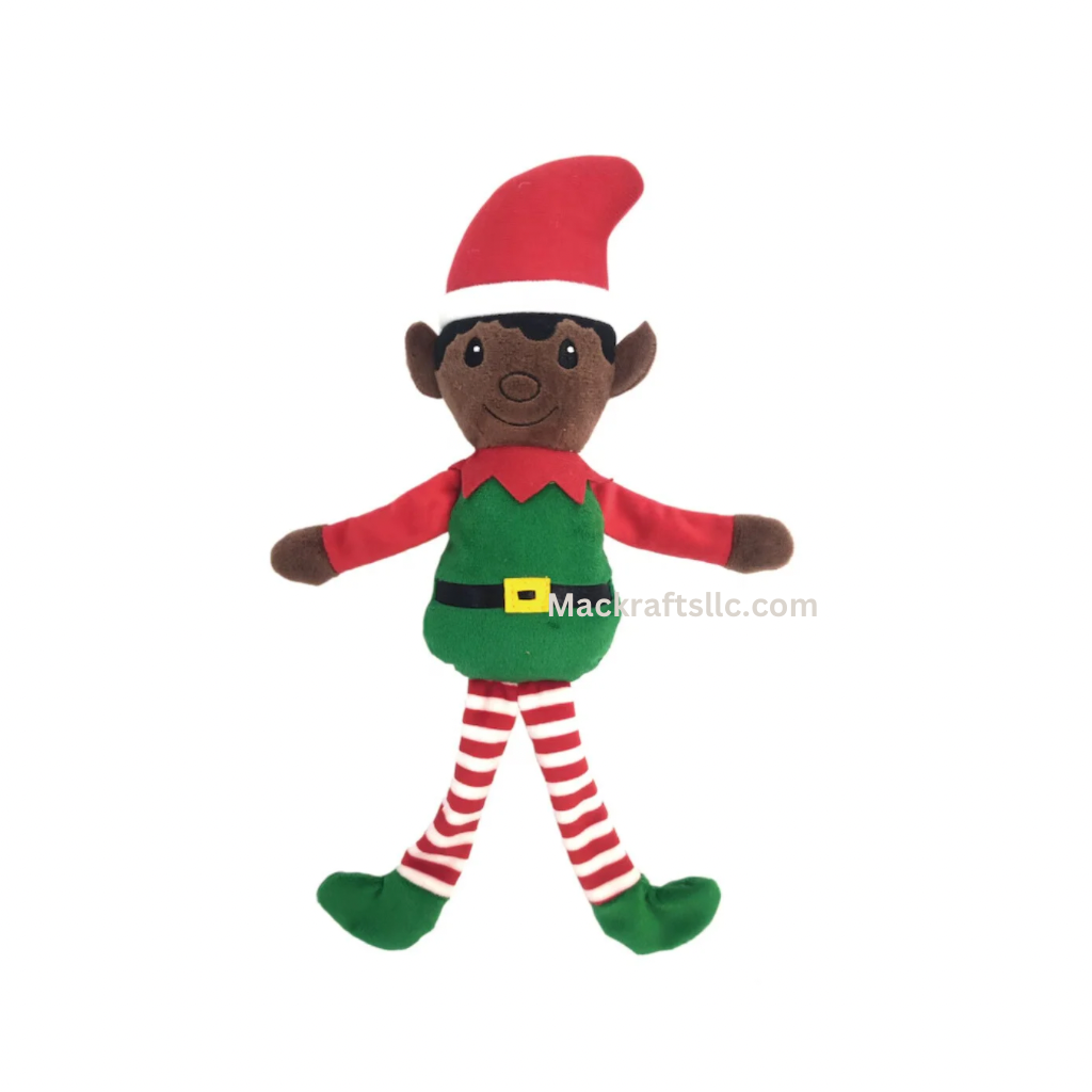 Special Delevery Box- With FREE personalization Christmas Elf Stuffy