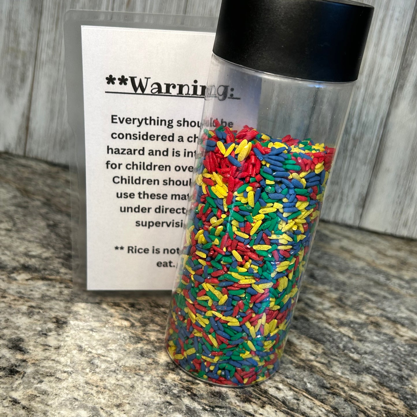 Shake & Seek Bottle | A Game of I Spy in a Bottle (As pictured) Big Size