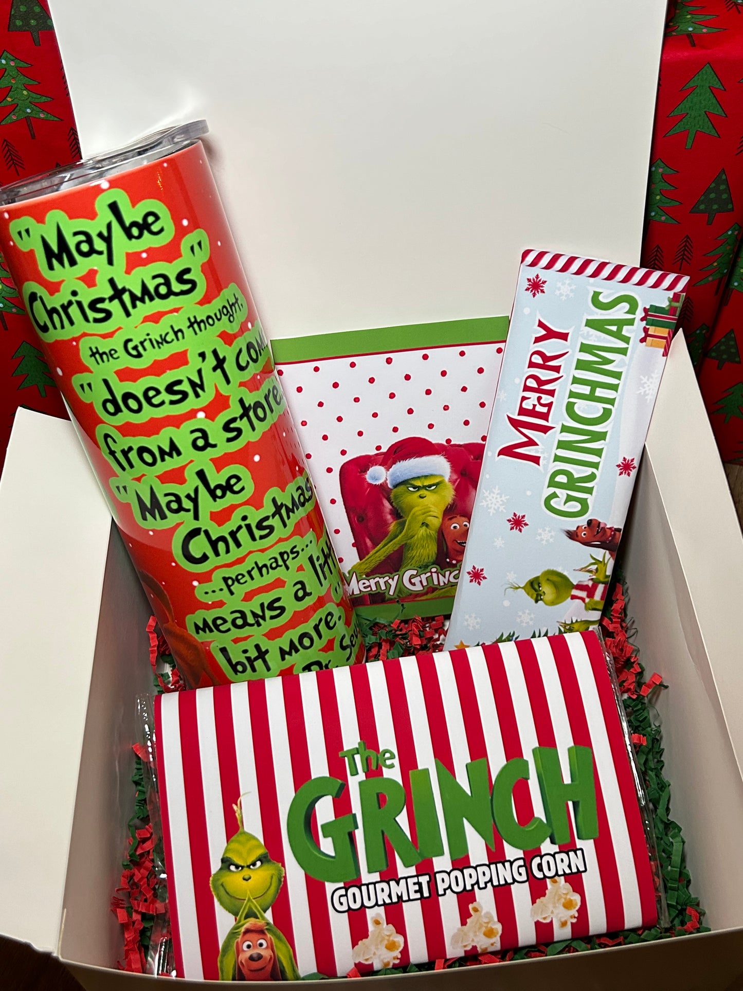 Christmas Gift Boxes ; Grinchmas, Elf, or Santa