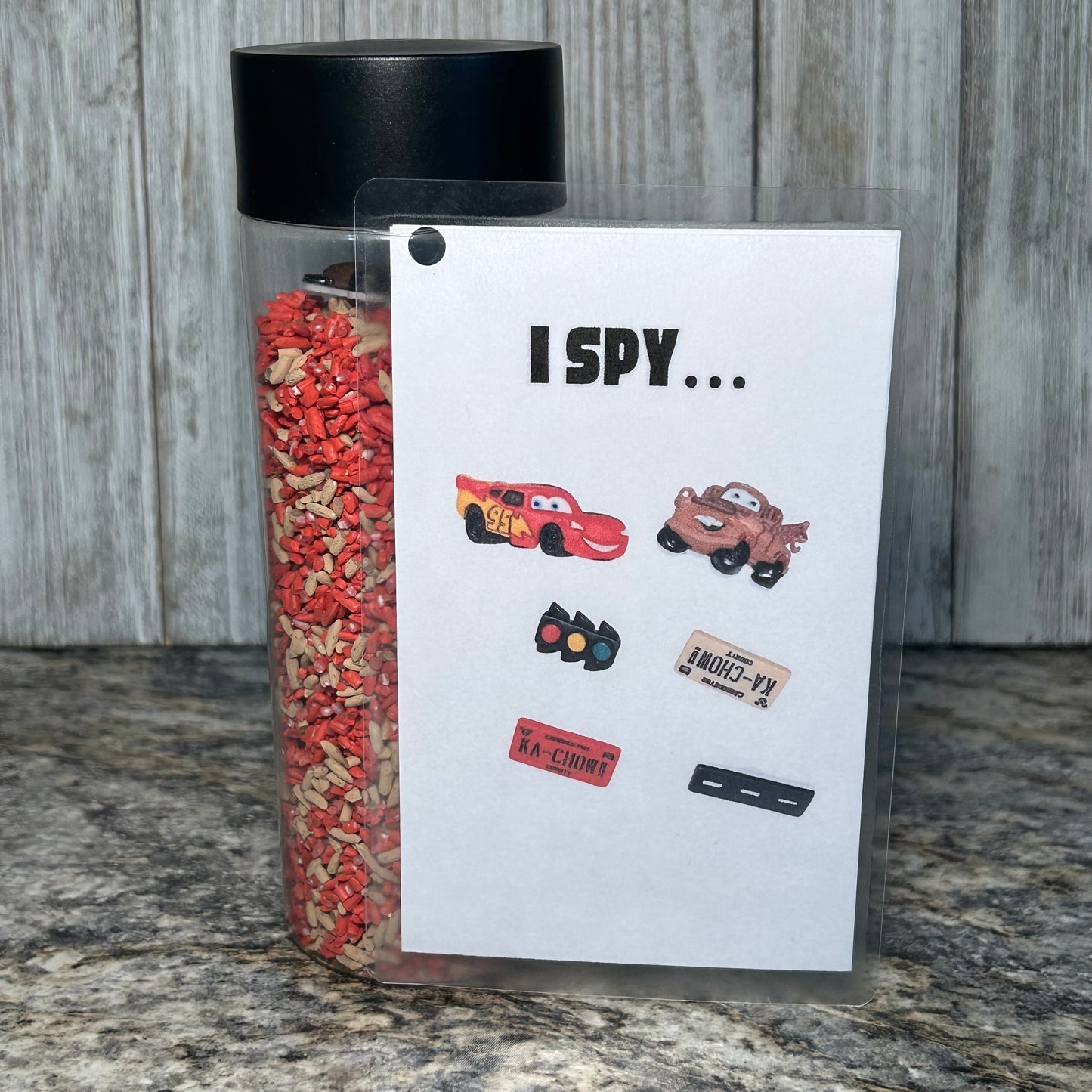 Shake & Seek Bottle | A Game of I Spy in a Bottle (As pictured) Big Size