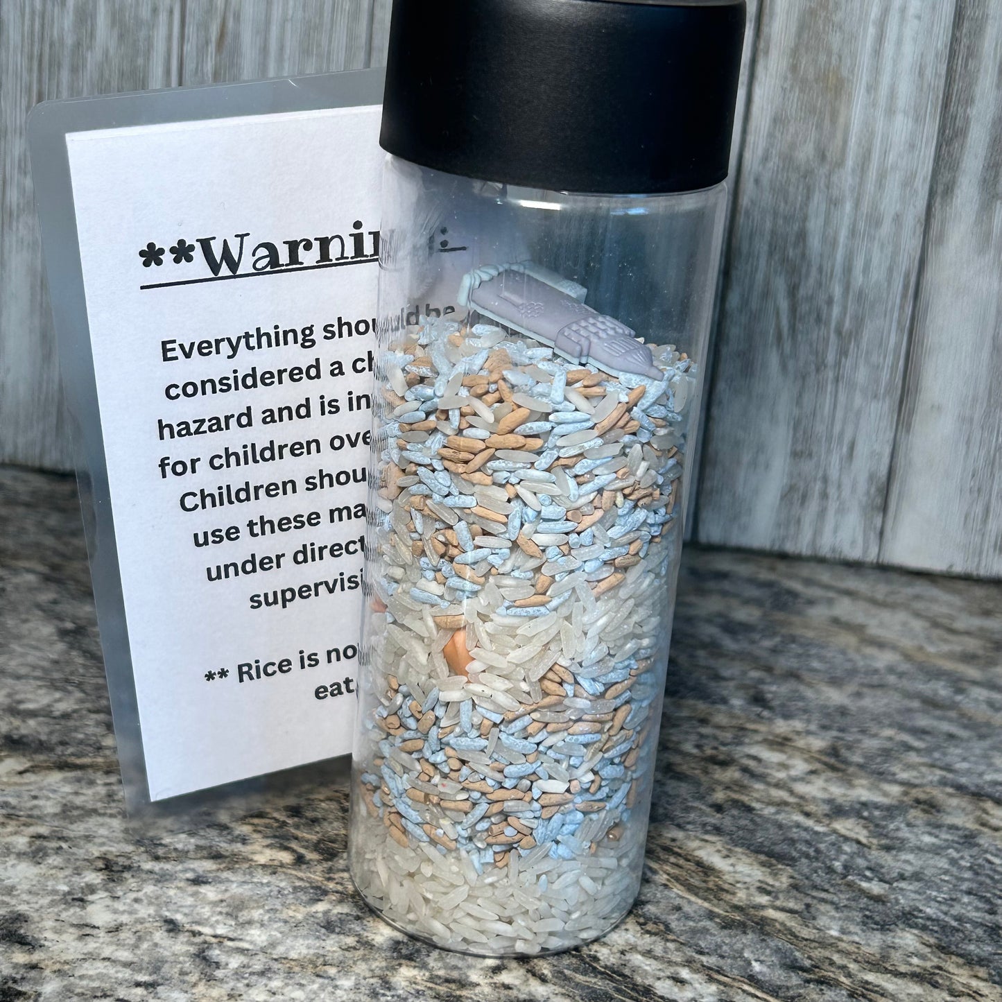 Shake & Seek Bottle | A Game of I Spy in a Bottle (As pictured) Big Size