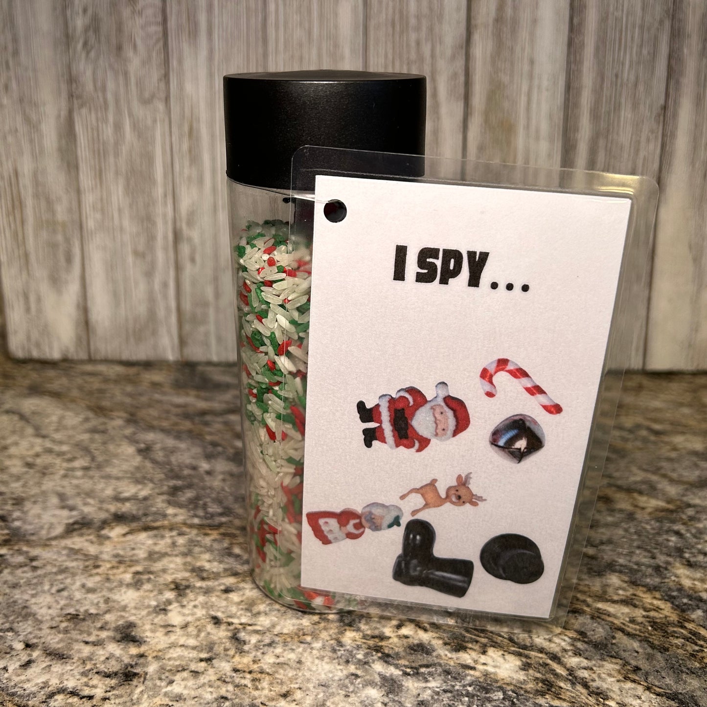 Shake & Seek Bottle | A Game of I Spy in a Bottle (As pictured) Big Size