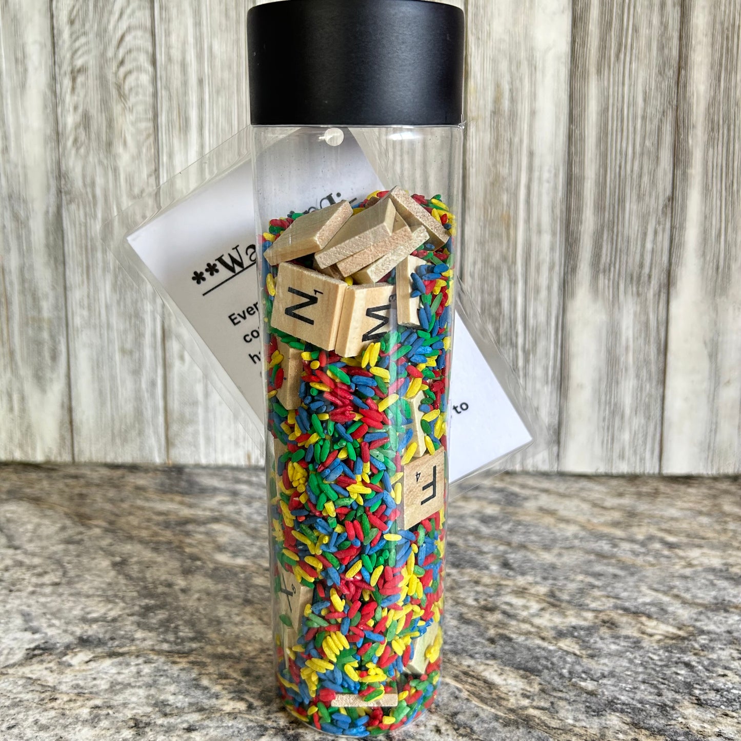 Shake & Seek Bottle | A Game of I Spy in a Bottle (As pictured) Jumbo Size