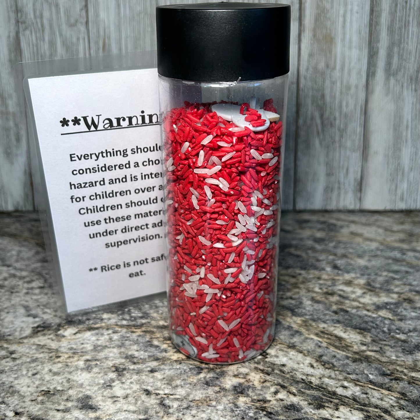 Shake & Seek Bottle | A Game of I Spy in a Bottle (As pictured) Big Size