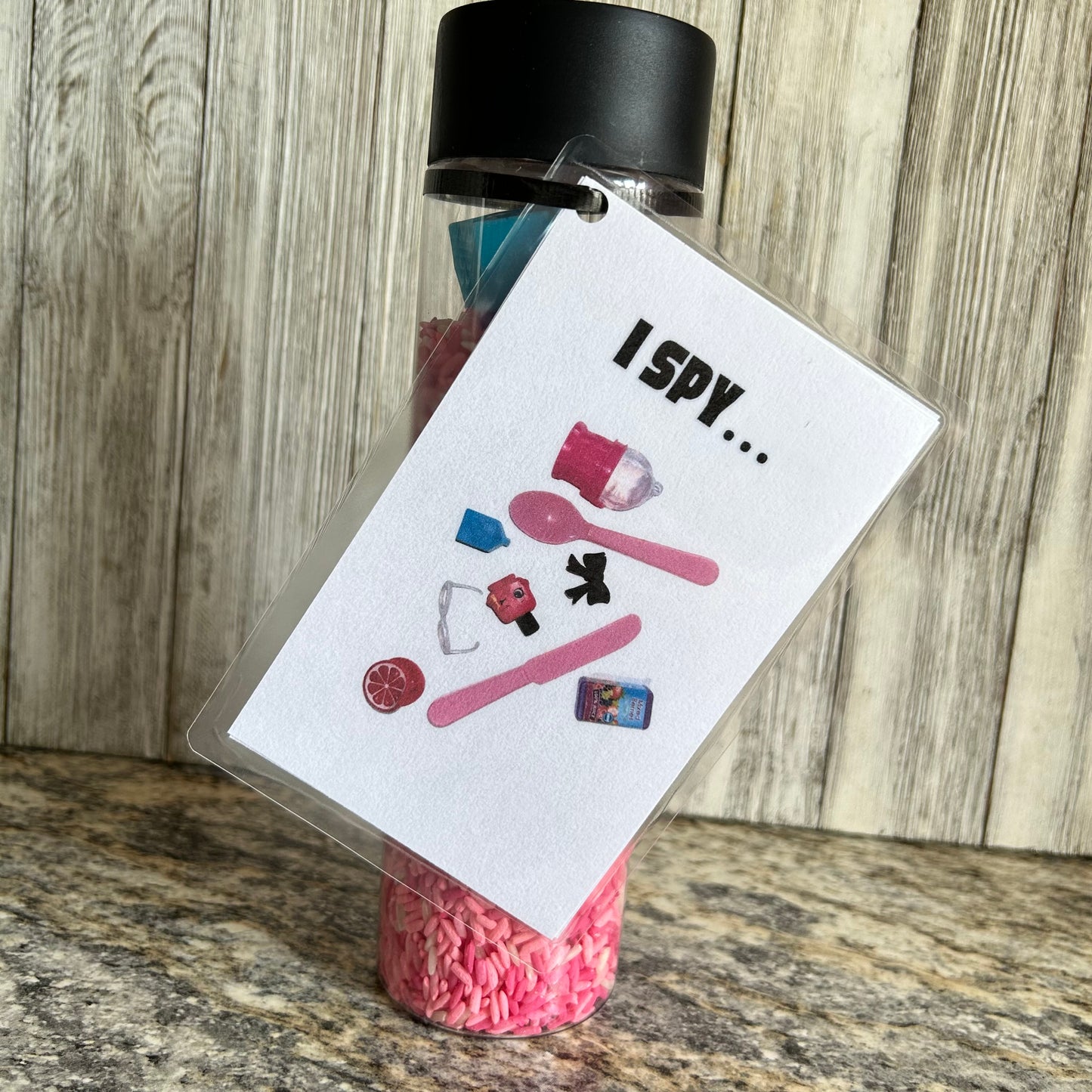 Shake & Seek Bottle | A Game of I Spy in a Bottle (As pictured) Jumbo Size