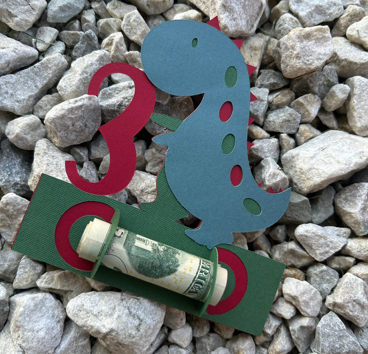 Dinosaur Money Holder for a 3rd Birthday