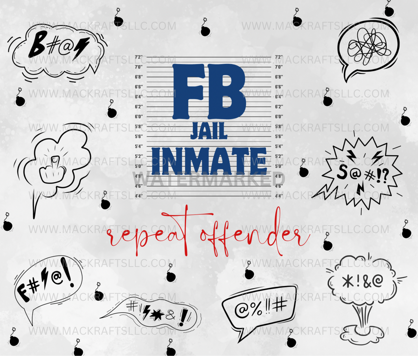 FB Jail InnTe Repeat Offender Instant Digital Download