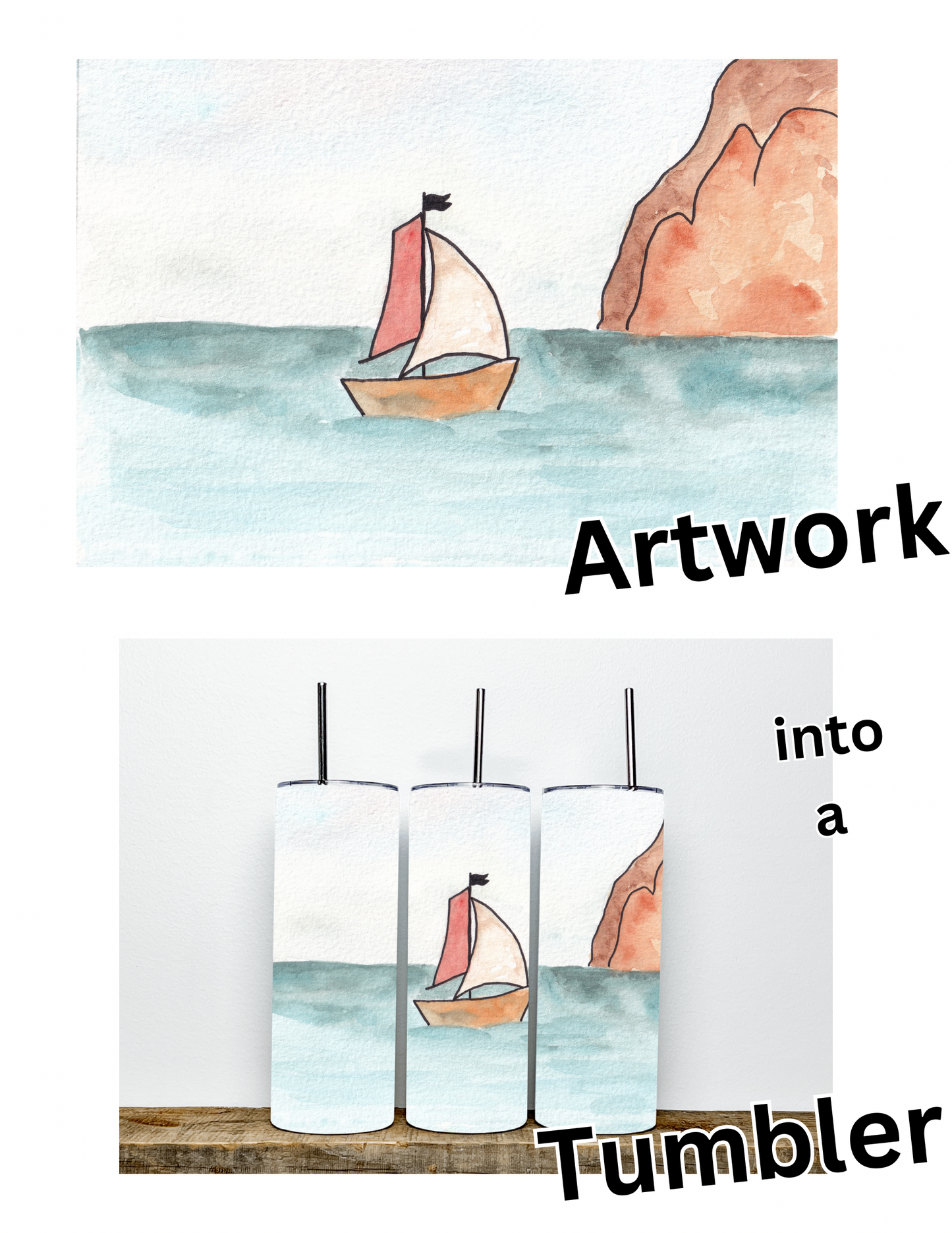 Artwork to Tumbler