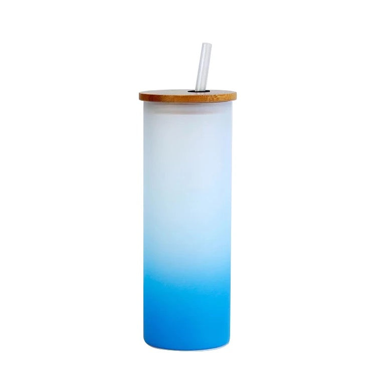 Blank Sublimation 25oz Colorful Glass Cups/Tumbler | case of 35