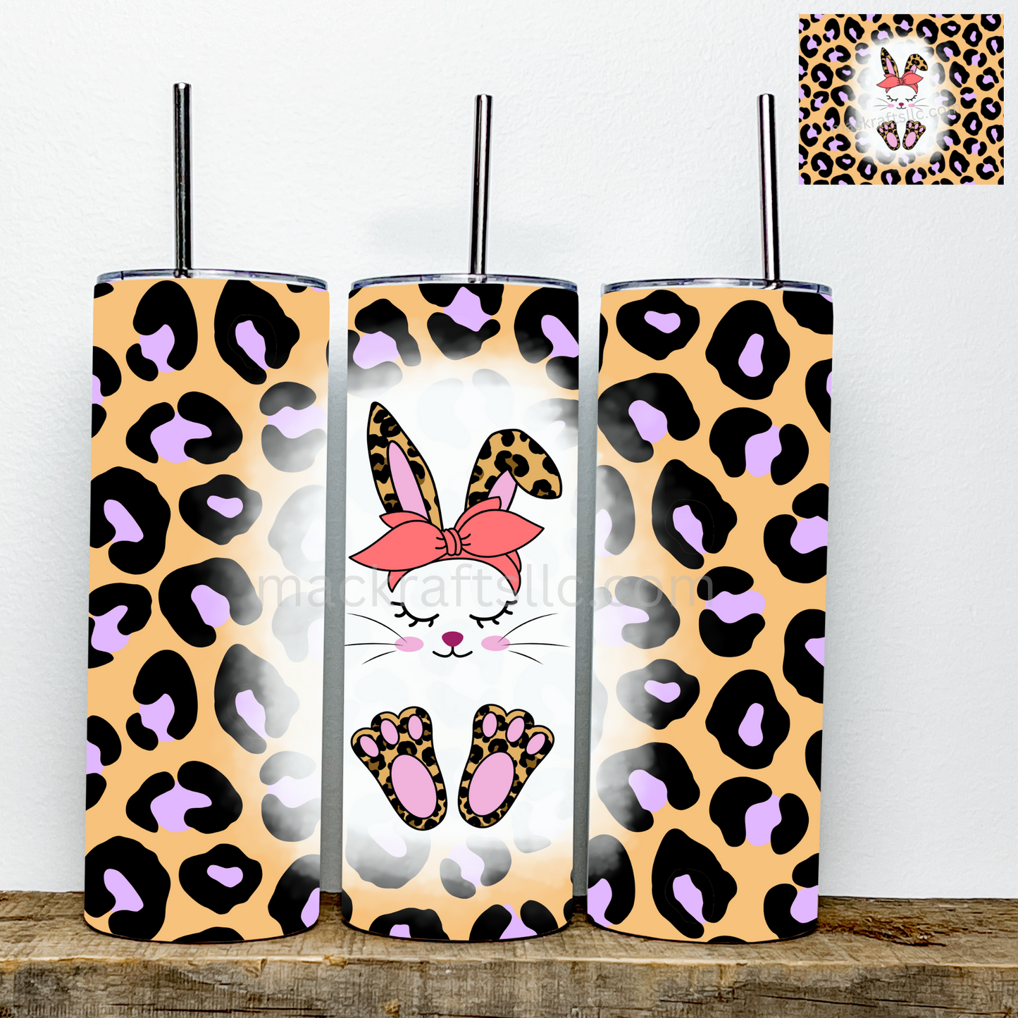 Easter Print Tumbler | Stainless Steel Double Wall Tumbler