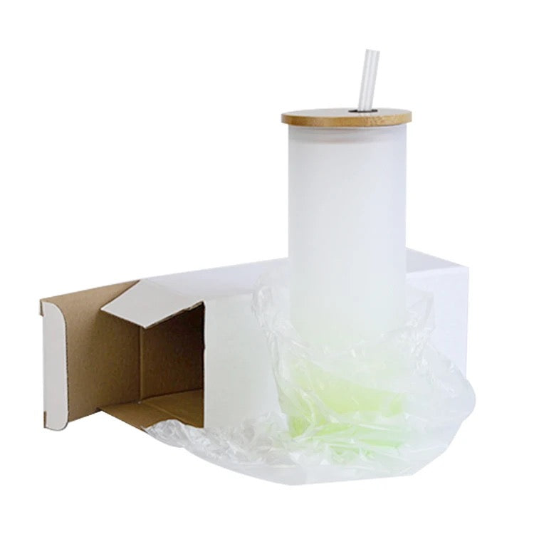 Blank Sublimation 25oz Colorful Glass Cups/Tumbler | case of 35