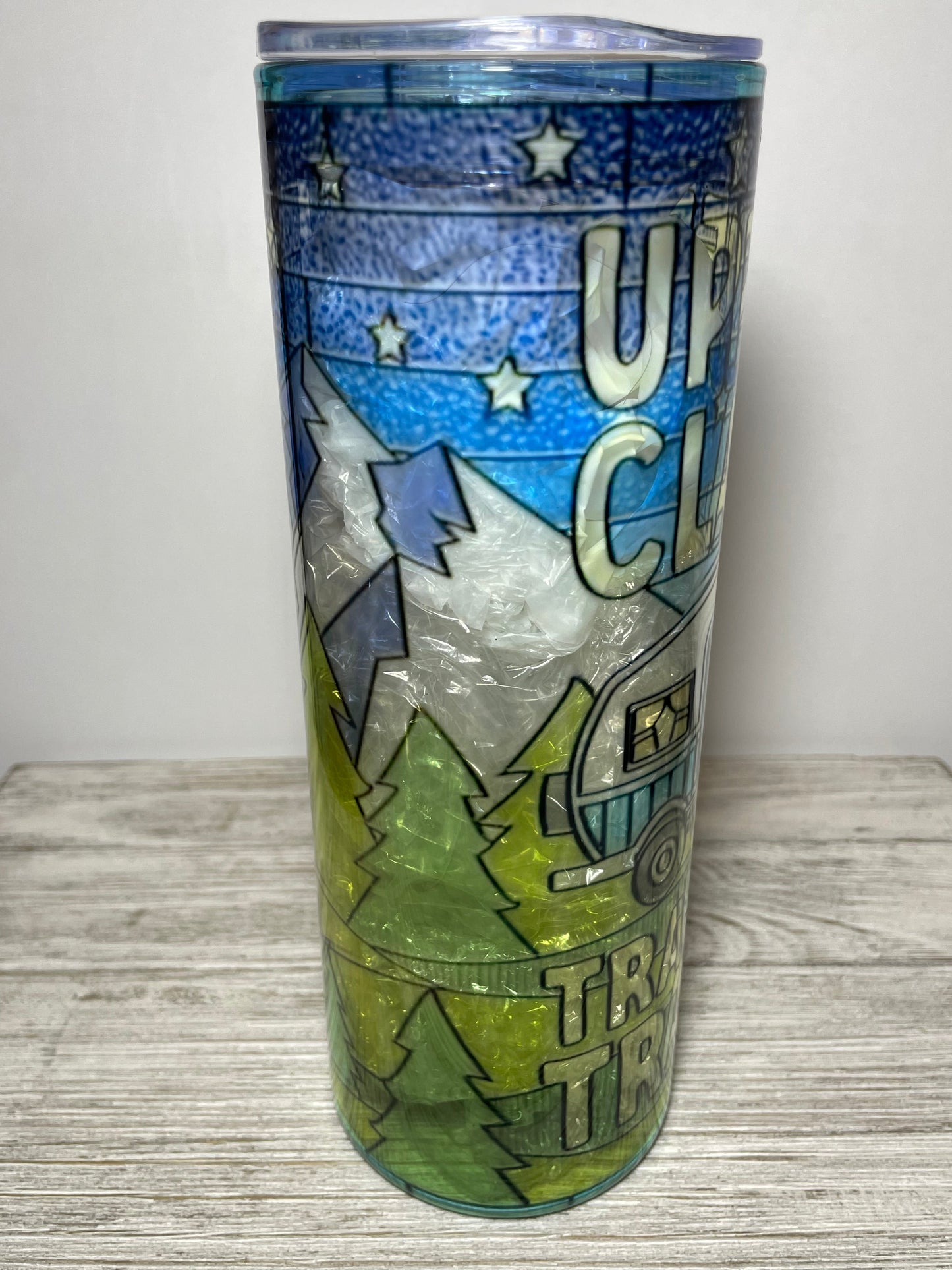 Upper Class Trailer Trash Glass Tumbler