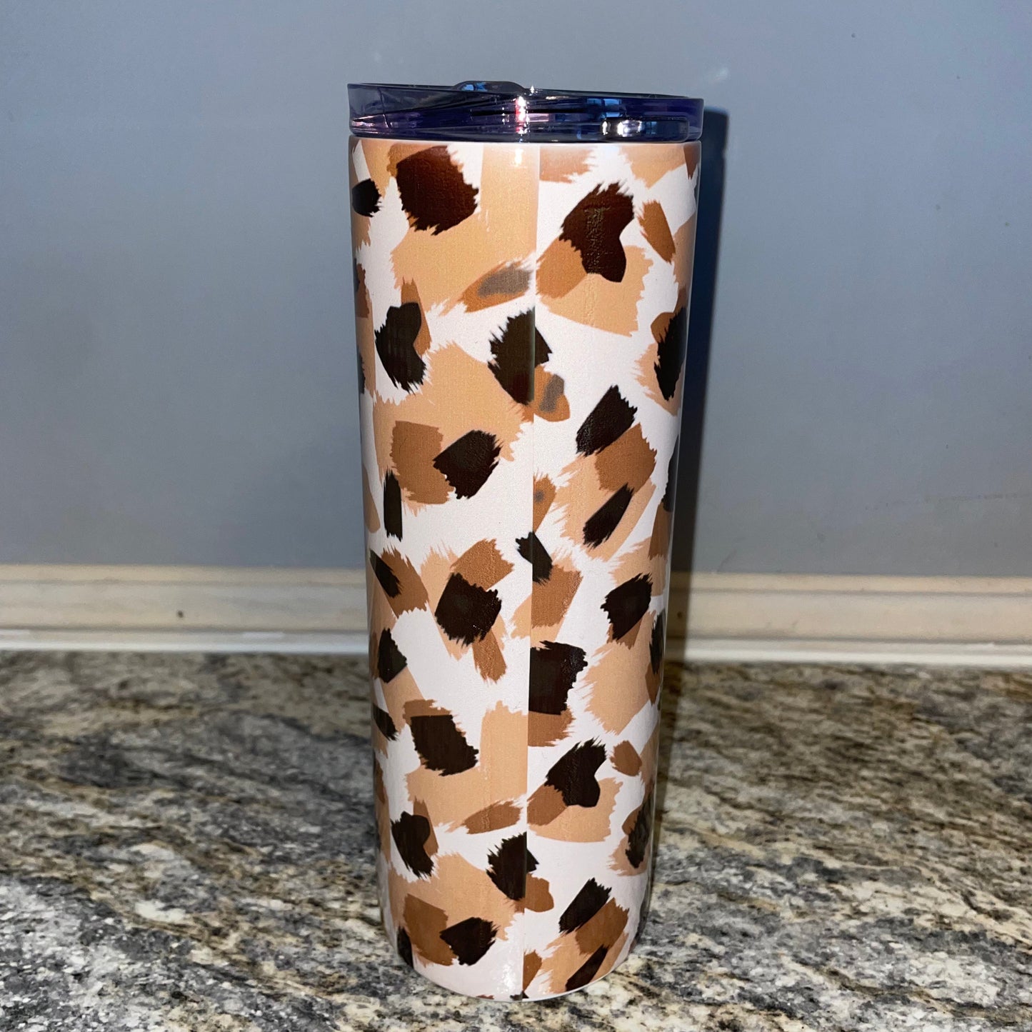 Wasted on Wallen Brown Leather Patch RTS 20oz Tumbler