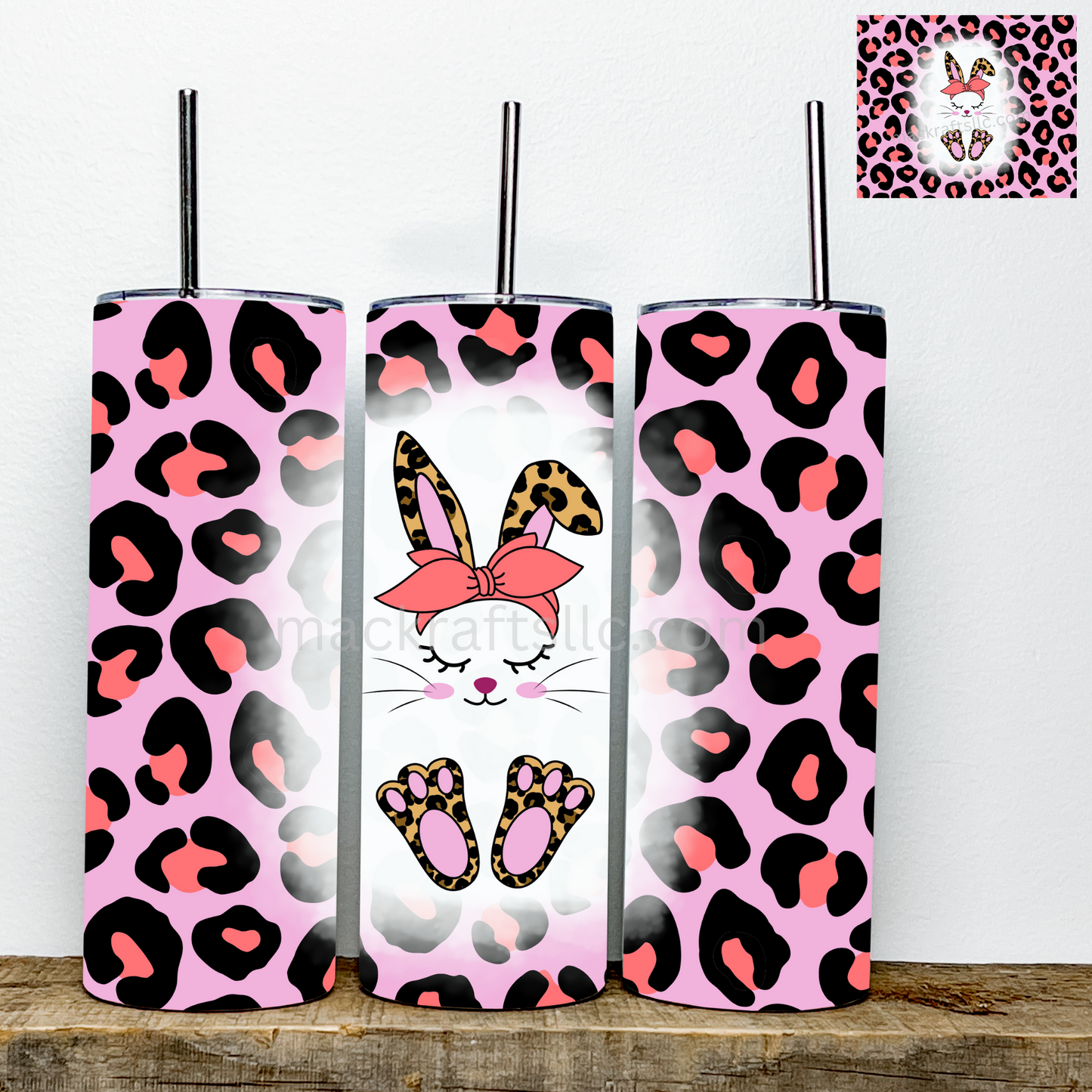 Easter Print Tumbler | Stainless Steel Double Wall Tumbler